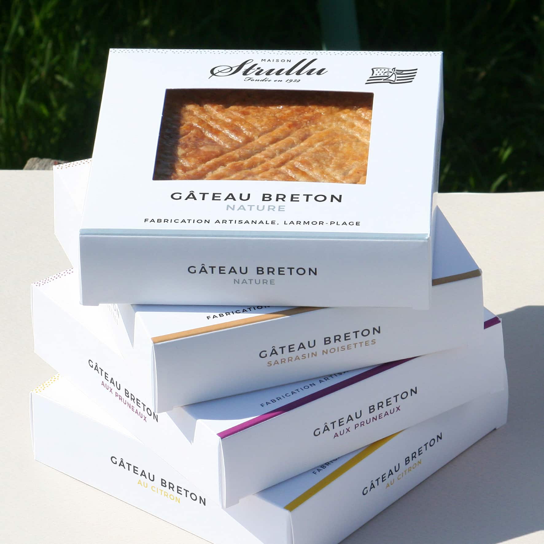 Packaging gâteau breton Maison Strullu